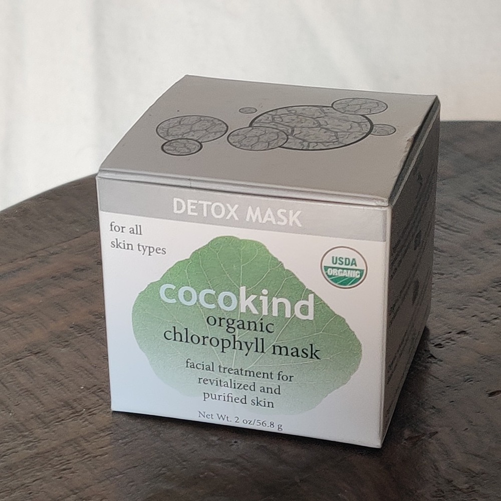 NIB Cocokind Organic Chlorophyll Mask Treatment 2 oz Detox, Sealed Exp. 4/29/21